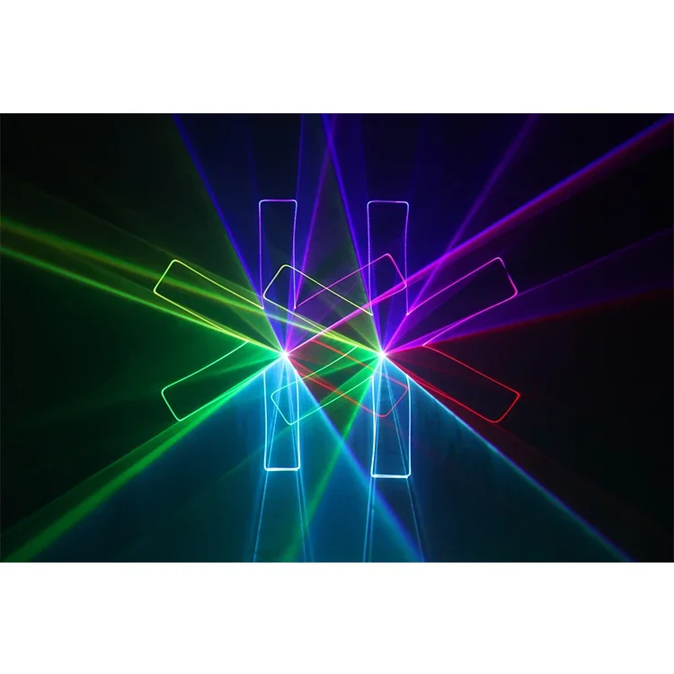 Hot selling Newest remote control Laser Discoteca Projector Led Laser Full color RGB Animation Laser Party Dj Lights