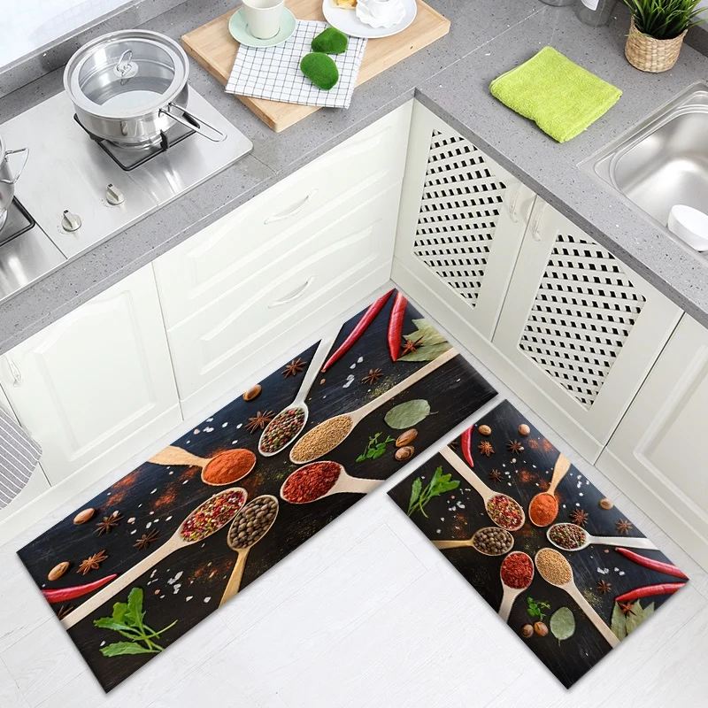 Wholesale Anti Fatigue Kitchen Rug Set Non Slip Cushioned Kitchen Floor Mat Waterproof Comfort Standing Kitchen Mat Adult Plasti