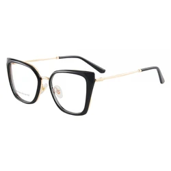 2022 New Stylish TR90 Fashion Square Cat Eye Optical Frame Glasses For Women Lady Reading Computer Eyewearing