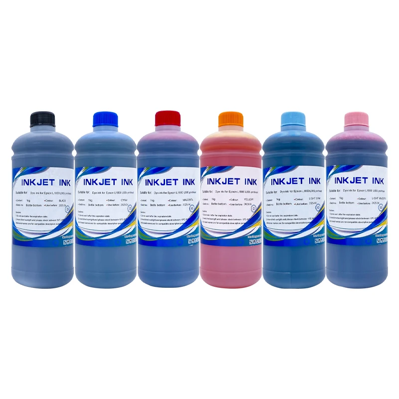 Hot sales refill ink for Epson print head for desktop machine vivid color fluency printing 1kg dye ink