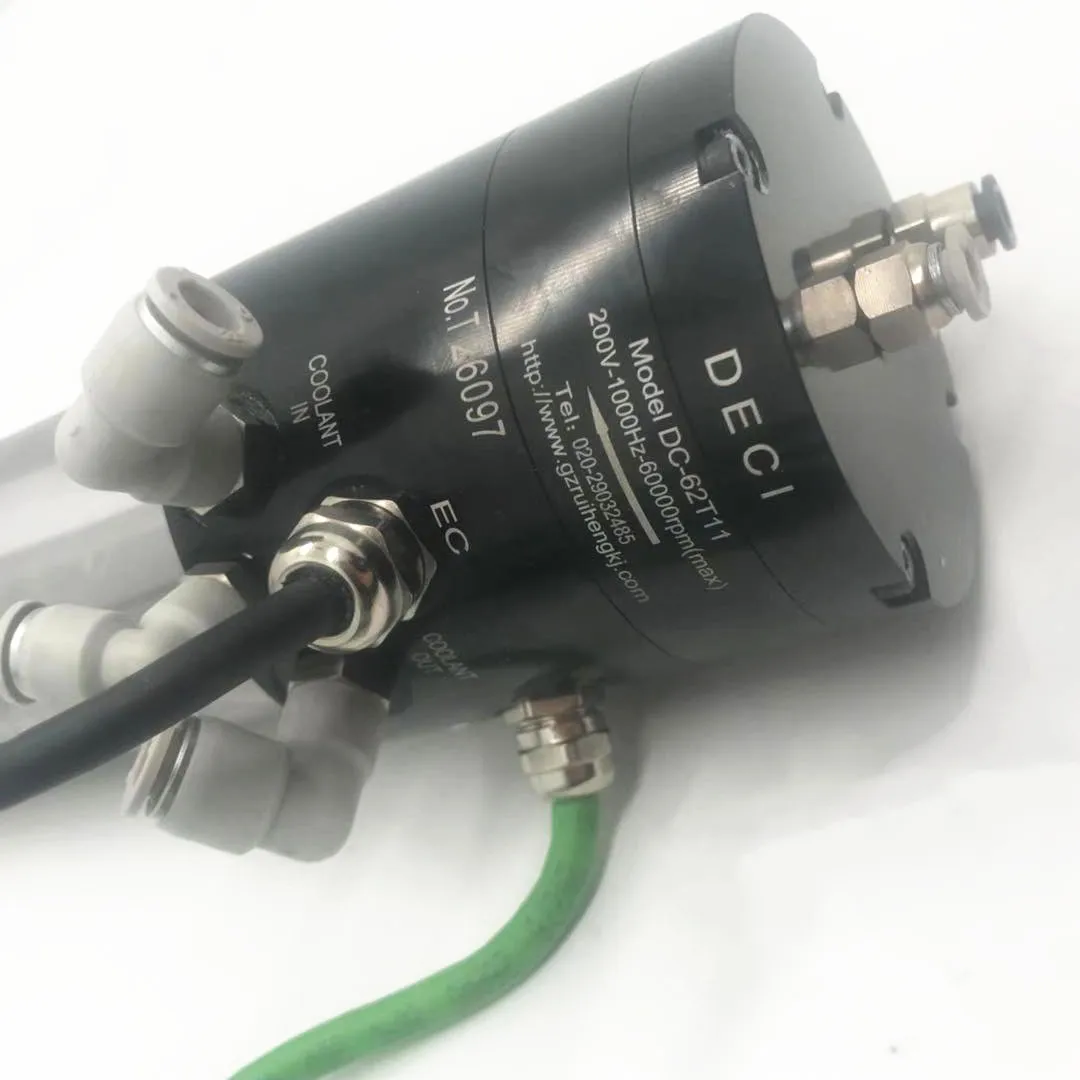 
DECI ATC 1.2KW 1.5KW 1.8KW 60000rpm water cooling spindle motor for CNC machine 