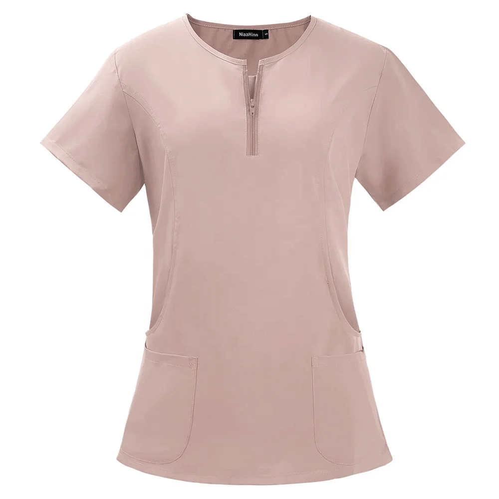 Wholesale 2024 New Nursing Doctor Scrubs Dentistry Pet Hospital 2Piece Jogger Spandex Female Medical Custom Scrubs Uniforms Sets