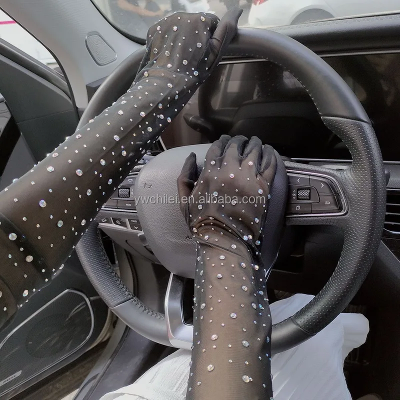 Rhinestone Sparkly Gloves