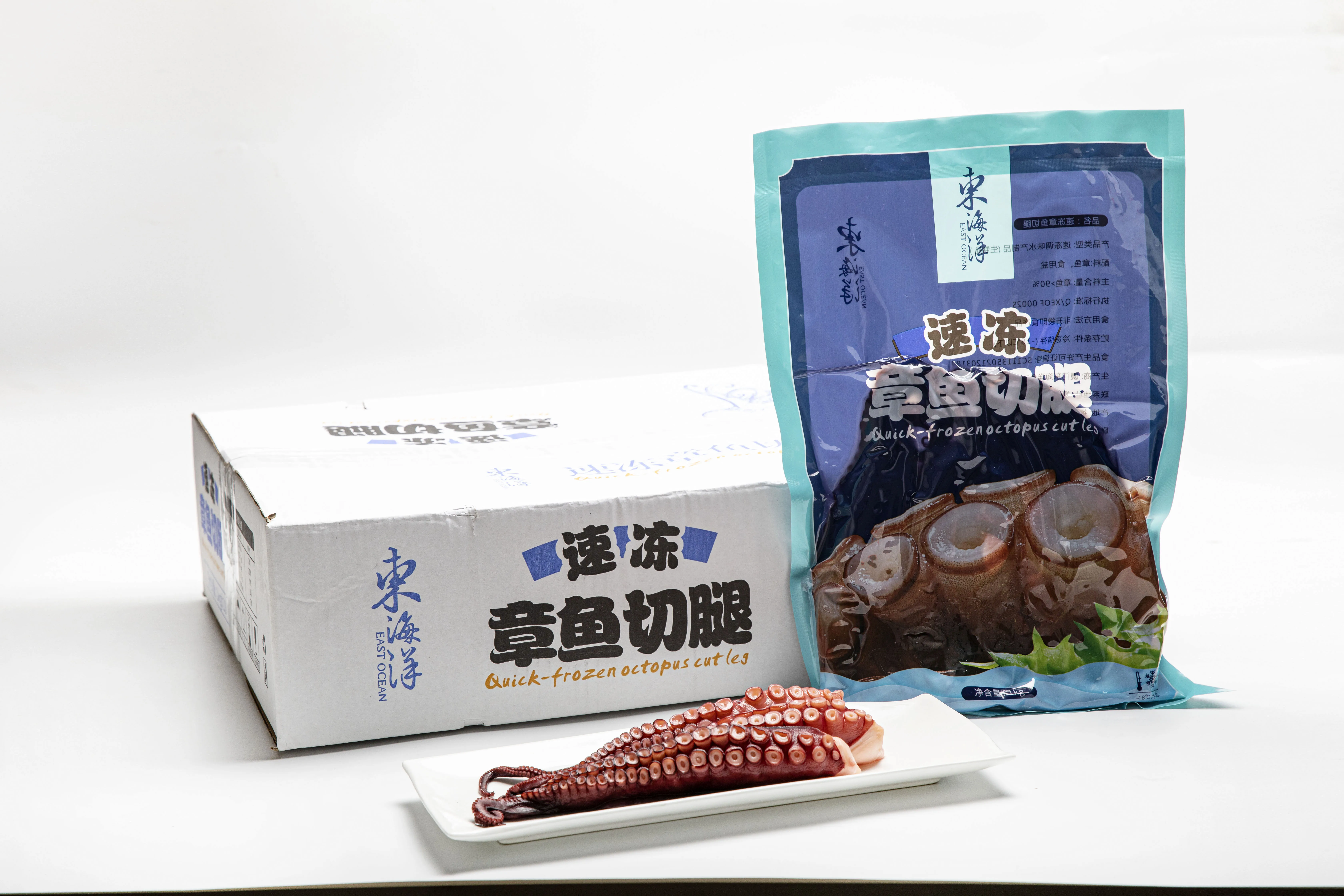 Japanese Seafood Octopus Tentacles Frozen Arms for Sushi Restaurant Natural Polybag Packaging Japanese Food Octopus 2 3 Kg Leg