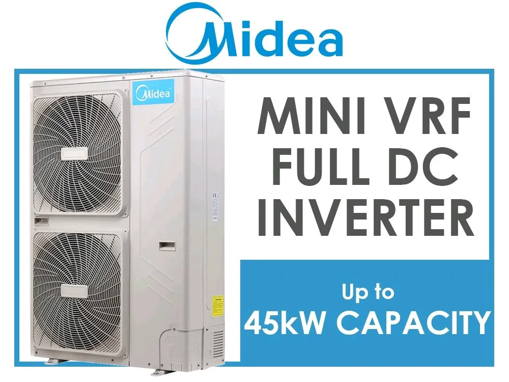 Midea air cond small air conditioning easy installation smart 40900btu heat pump mini split multi zone air conditioner