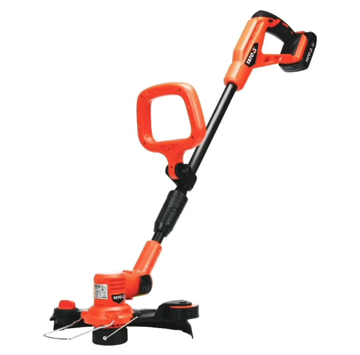 YATO 18V cordless grass trimmer electric lawn mower for household use Handheld lithium battery-powered lawn mower  brush cutter