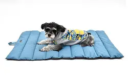 outdoor waterproof foldable easy carry pet bed with storage bag