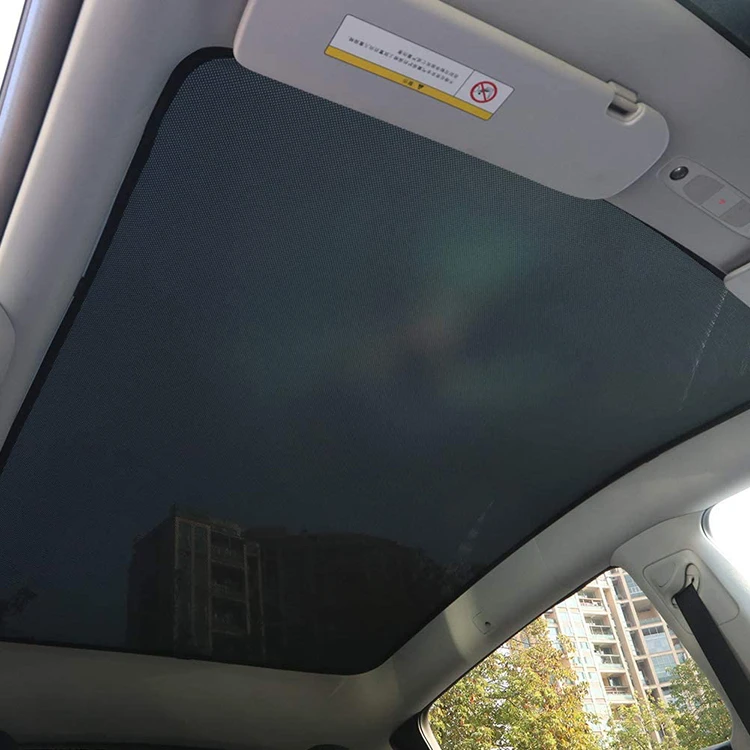 Качественный выбор, практичный, с хорошим эффектом, черный, с защитой от УФ-лучей, эластичный тканевый солнцезащитный козырек для Tesla модели Y