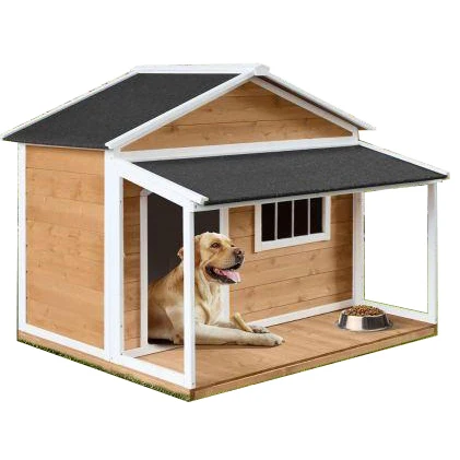 Wood Pet House Dog Large House Outdoor Wooden Dog Kennels