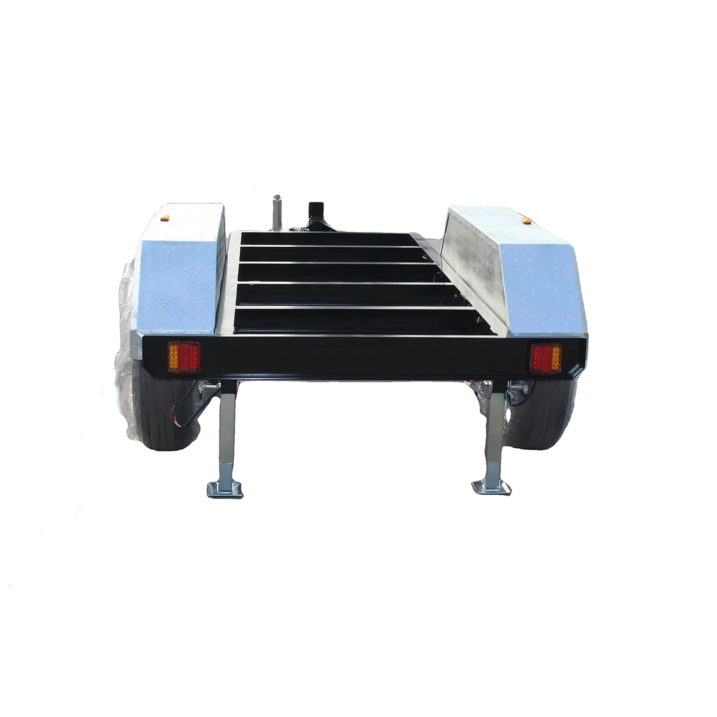 Hot Sale 1500kg  Generator Trailer Hot Dip Galvanized Double Axle Trailer Excavator Trailer