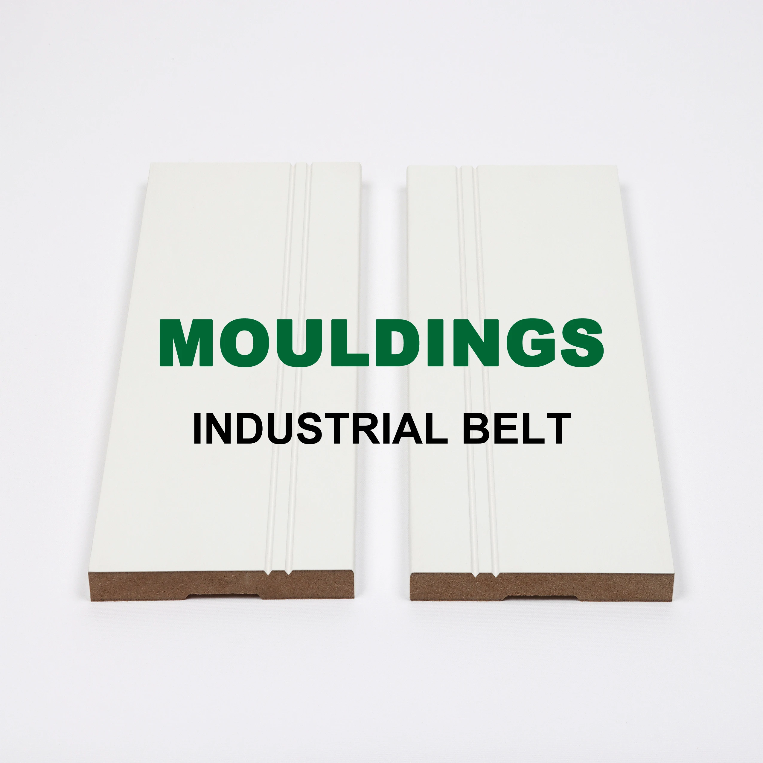 white Primed finger joint LVL wood flat door jamb with a single Lock mdf moulding