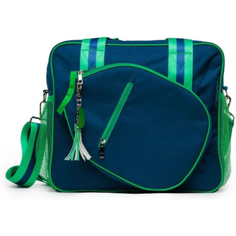 Custom Logo Tote Pickleball Bag With Adjustable Shoulder Strap Waterproof Racket Crossbody Bag Fitness Sport Paddle Racquet Bags