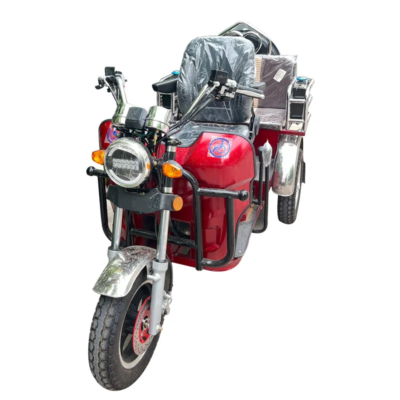 2024 New Model Electric Cargo Motorcycle 3 Wheels Gas Motorcycle