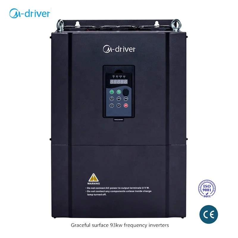 93KW трехфазный регулятор скорости переменного тока Частотный преобразователь со слежением за максимальной