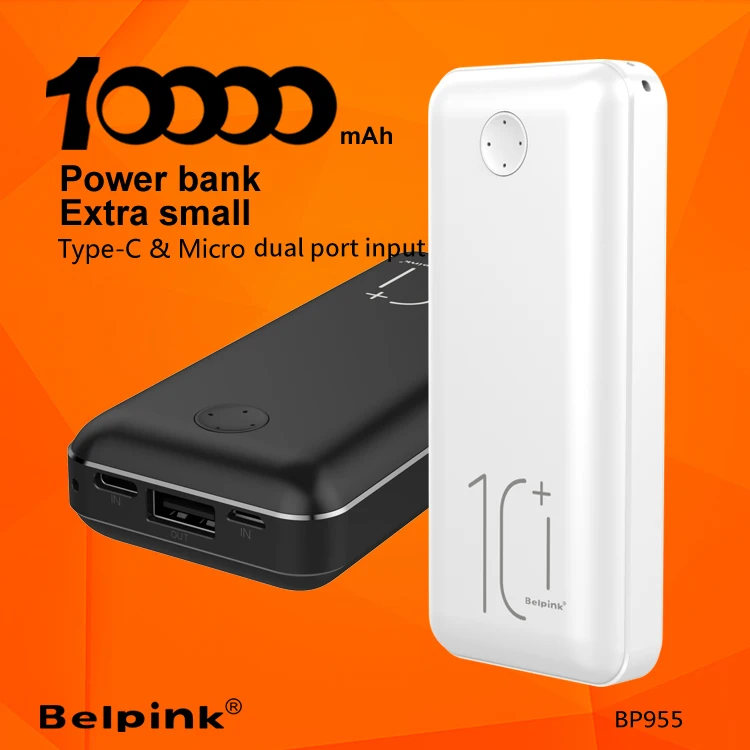 
Hot selling private design portable mobile phone battery bank charger power bank 10000mah 