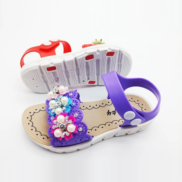 Лидер продаж, популярные детские сандалии хорошего качества из ПВХ для девочек