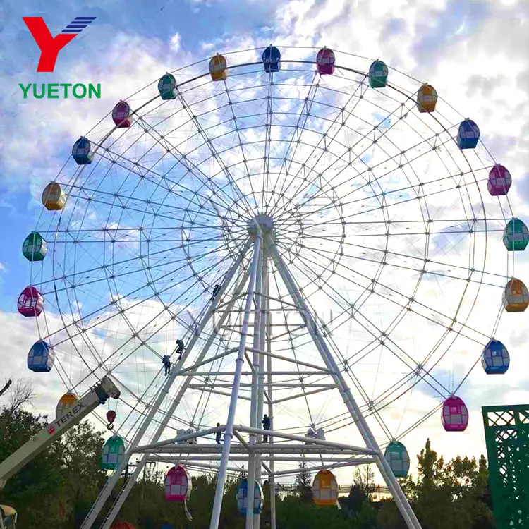 42m Ferris Wheel Giant Attraction Amusement Park Rides With Free 3D Design For Your Theme Park For Sale