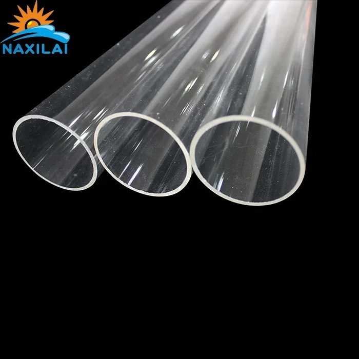 Naxilai Original Factory Customized acrylic pipe sizes acrylic round tube transparent acrylic tube