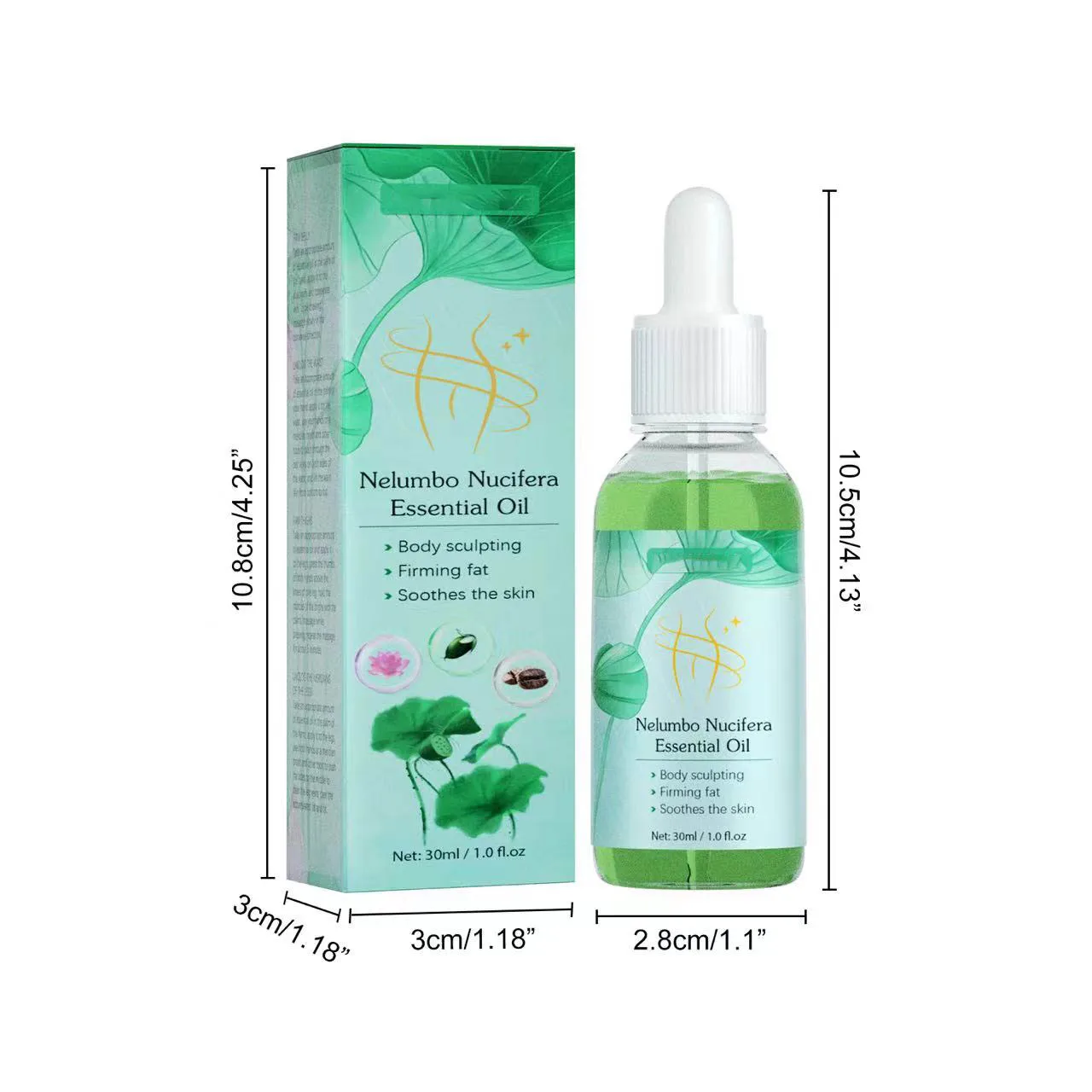 Wholesale nelumbo nucifera Fat Burning Slimming Oil Weight Loss Shape Up Slimming Oil