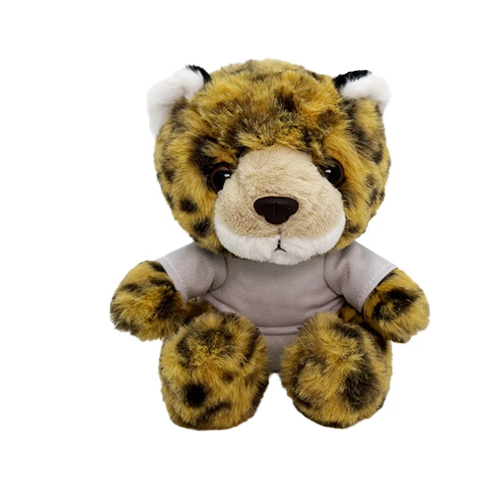 Оптовая продажа мягкие игрушки по индивидуальному заказу лесные дикие животные леопард мягкая плюшевая игрушка