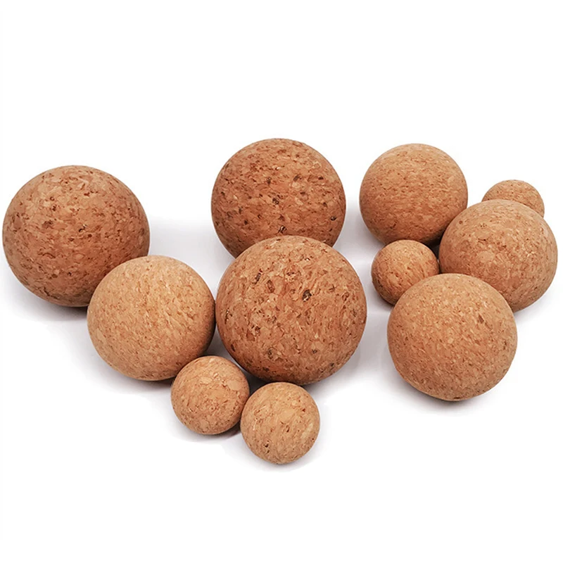 Supro Custom supplier wholesale sports fitness workout high density eco friendly yoga exercise natural wooden cork massage balls