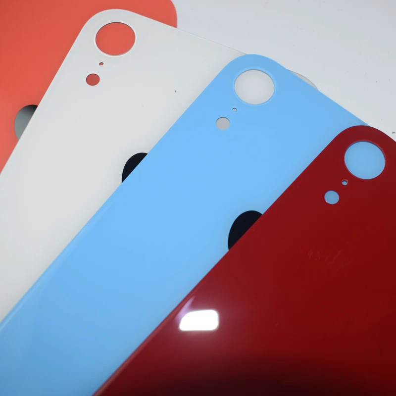 Big Hole Back Glass Housing For iPhone XR XS Max  Rear Cover Battery Door