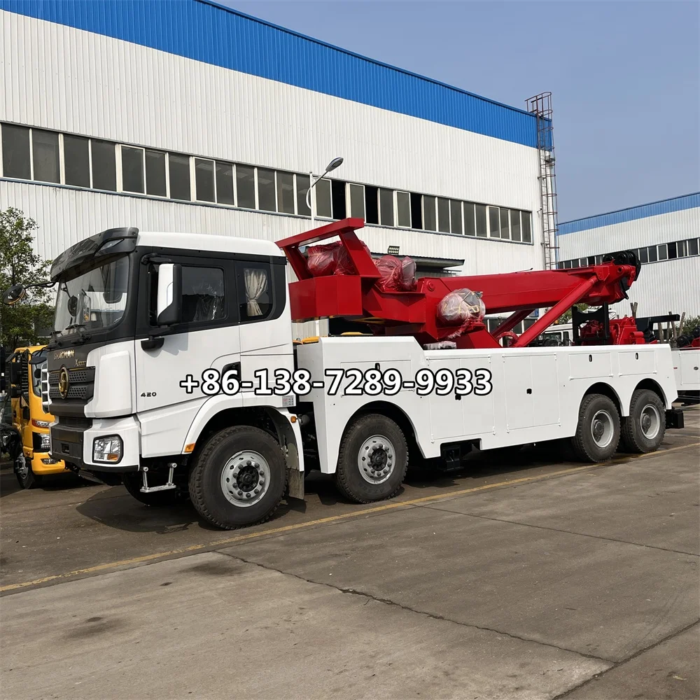 High Quality Customized Shacman 70 tons 135000 Pounds underlift towing 100tons Tow Truck Wrecker Body for sale