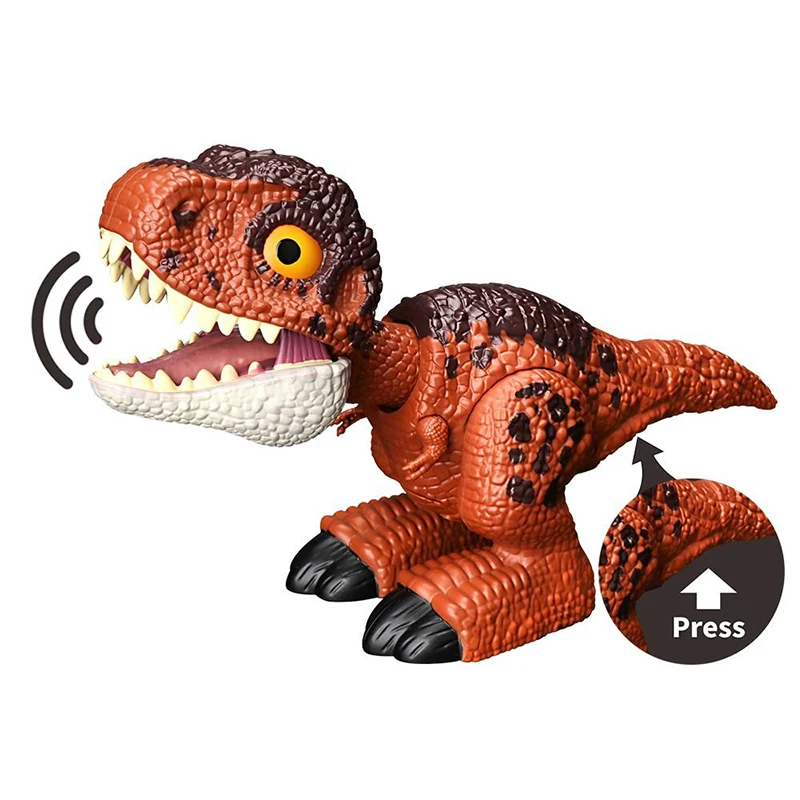 Kids Educational Multi Joint Dinosaur Toys Model Cute Robot Electric Cartoon Dinosaur Toy With Sounds