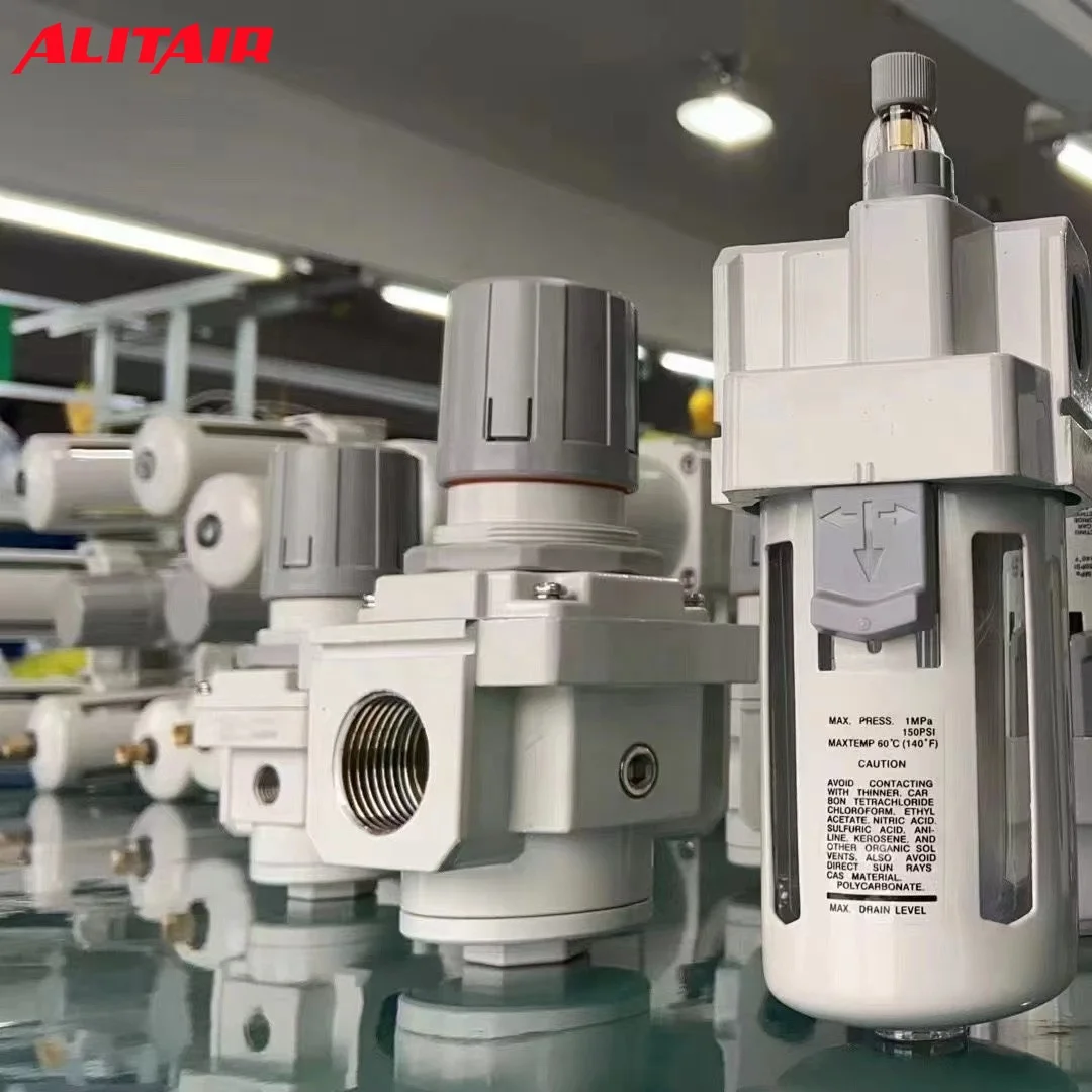 AR3000-03 1/4 Air Source Treatment Units Pneumatic Components frl Compressed Air Pressure Regulator