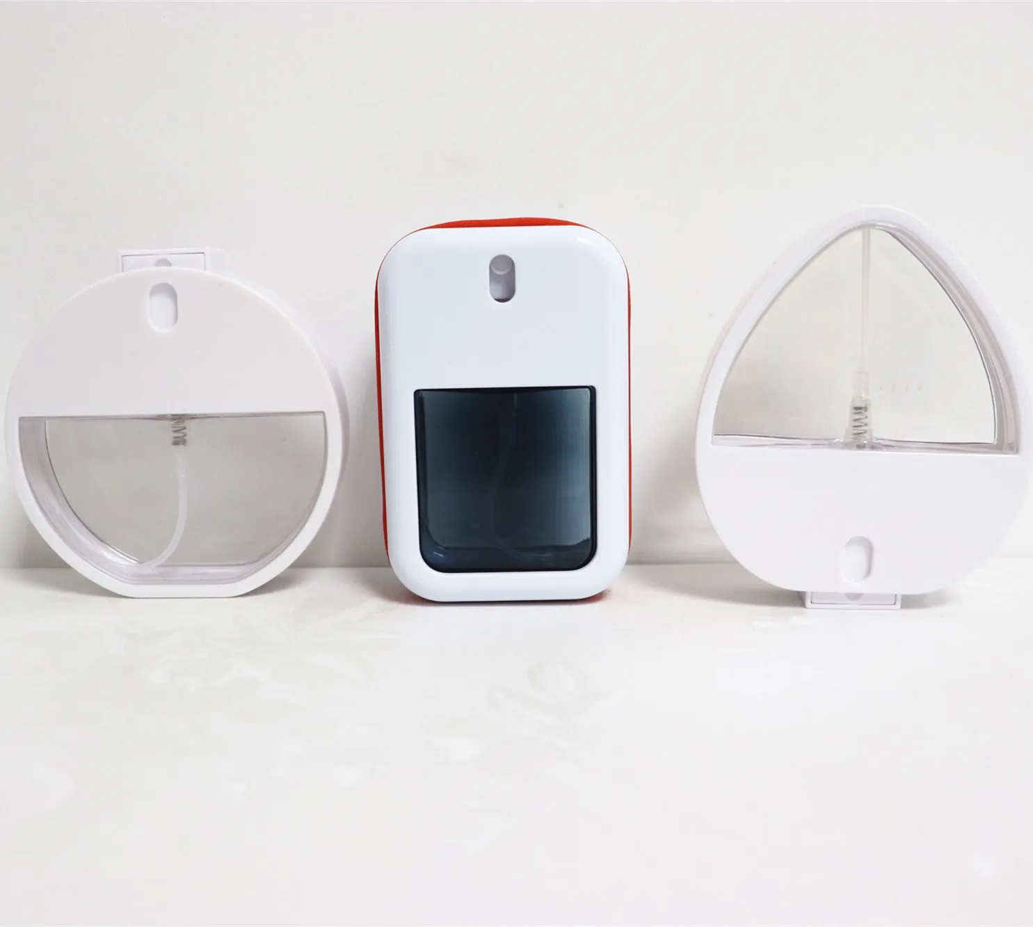 Refillable mini transparent Credit Card Bottle Spray 40ml 50ml Hand Sanitiser Alcohol Mist Spray plastic perfume  bottle