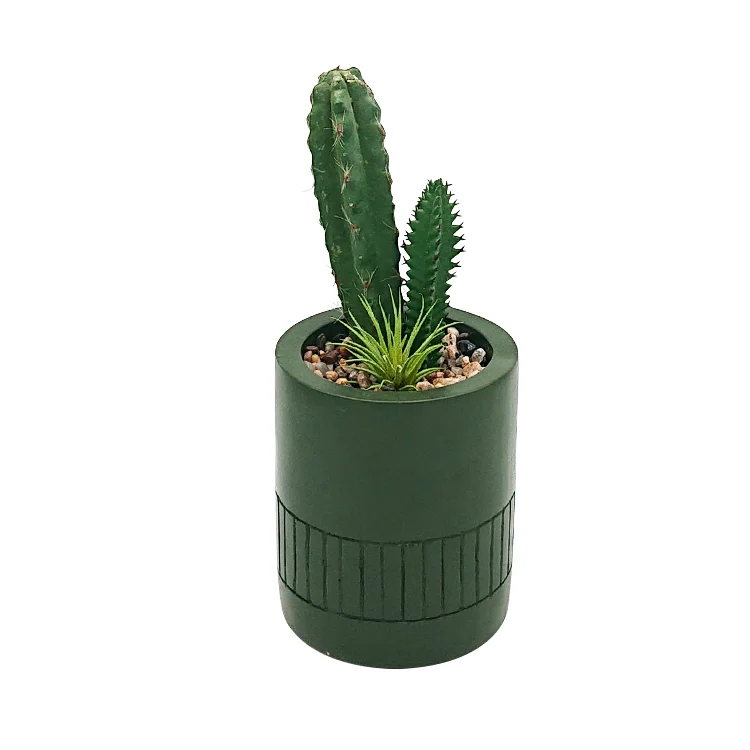 Cheap home decorative artificial succulent cactus mini artificial plants in pots