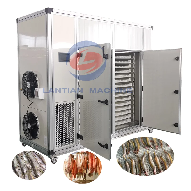 New meat and fish drying line fish heat pump dryer dehydrator oven machine