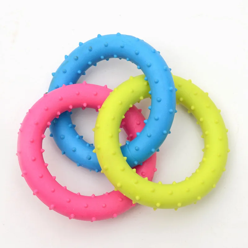 Small Puppy TPR Dog Toys Chewing malor teeth tug Safe Durable Molar Cleaning Puppy Chew Toys