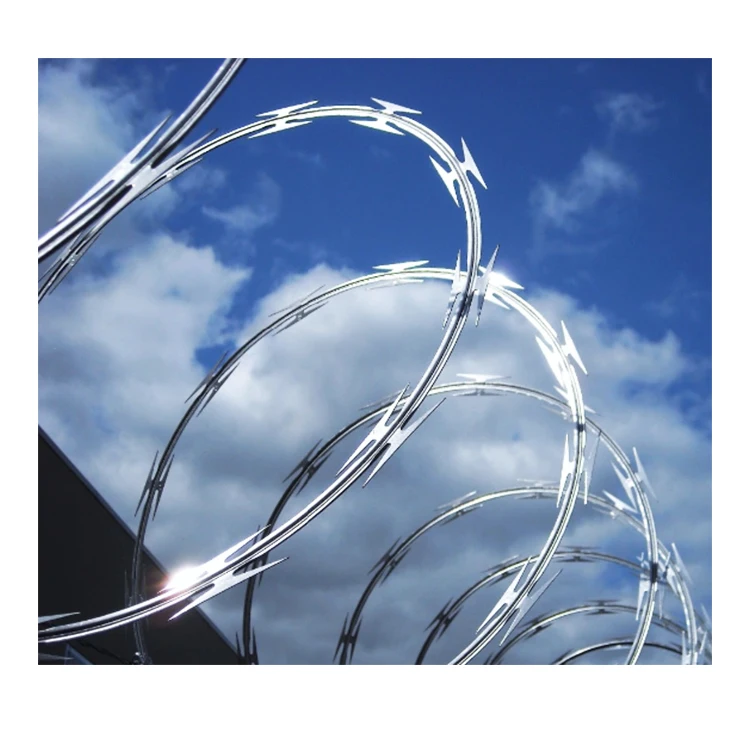 Factory Direct Sales Barbed Concertina Fencing Wire Price High Strength Razor Barbed Wire Mesh