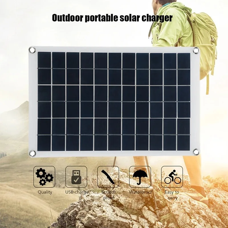 Hot Sale 100W Solar Cell Panel Kit USB18V/ 5V Outdoor Solar Panel with Controller
