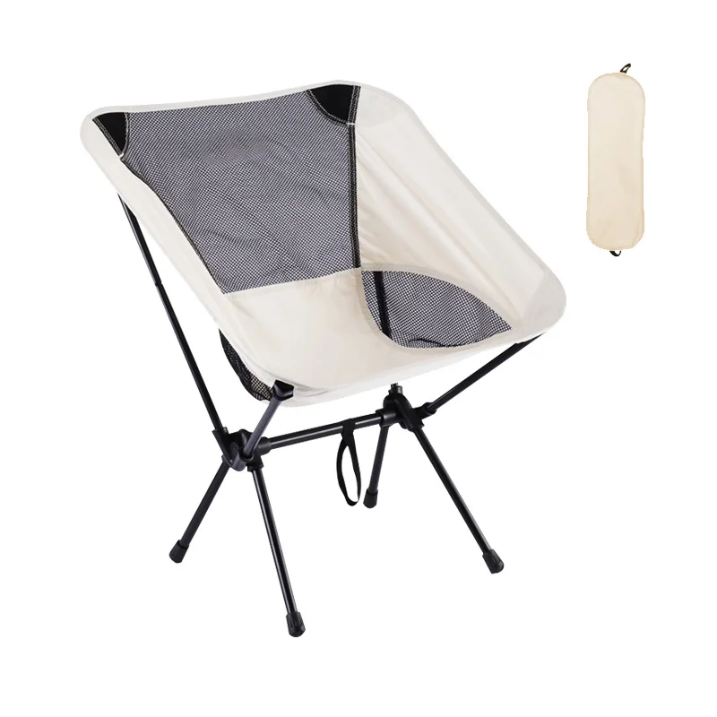 Factory Cheap Outdoor Custom Picnic Portable Oxford Moon Folding Camping Chairs