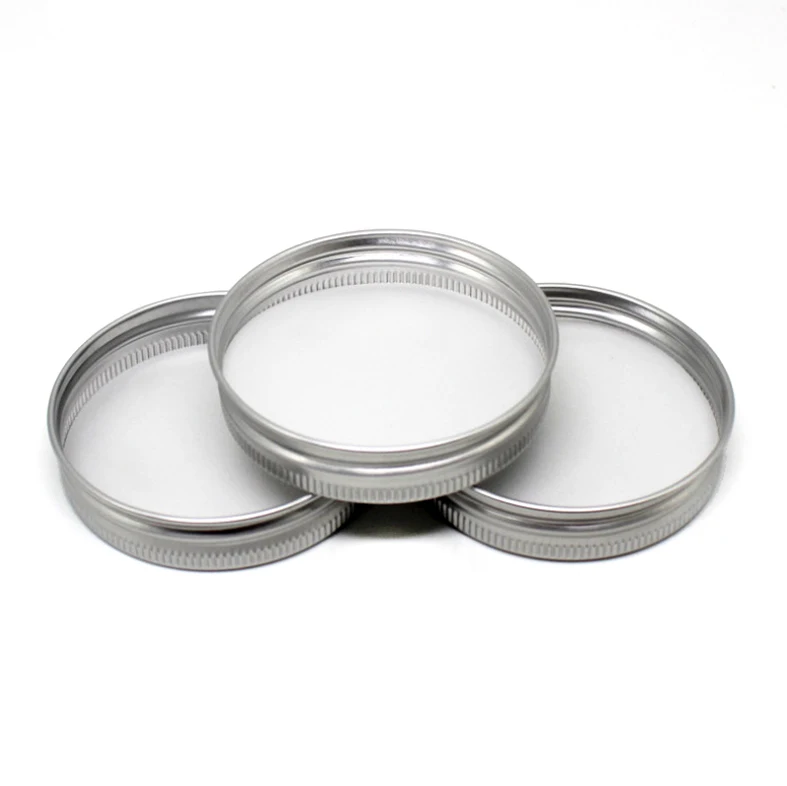 Body scrub Aluminum Cap 150mL 180mL 200mL 250mL 300mL 500mL 56mm 68mm 70mm 89mm 100mm Round Silver Cosmetic Lid aluminum lid