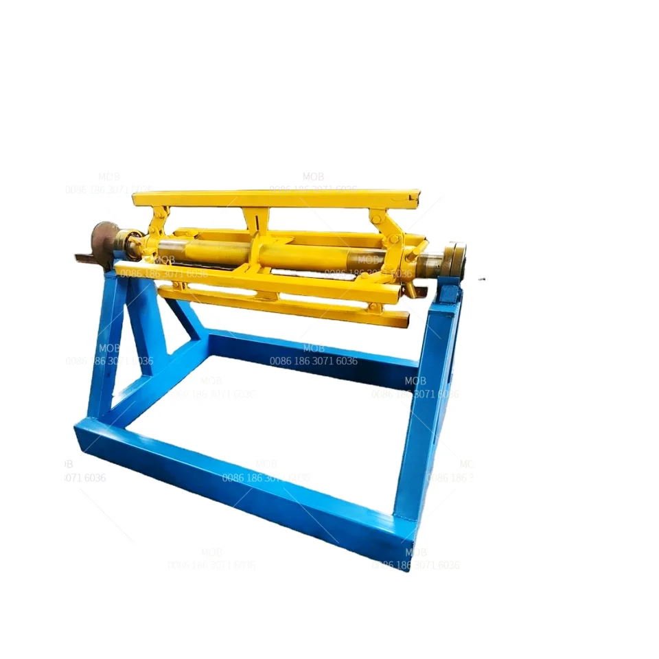Unwind Shaft Metal Steel Coil Single Mandrel Uncoiler Manual Decoiler For Punch Press