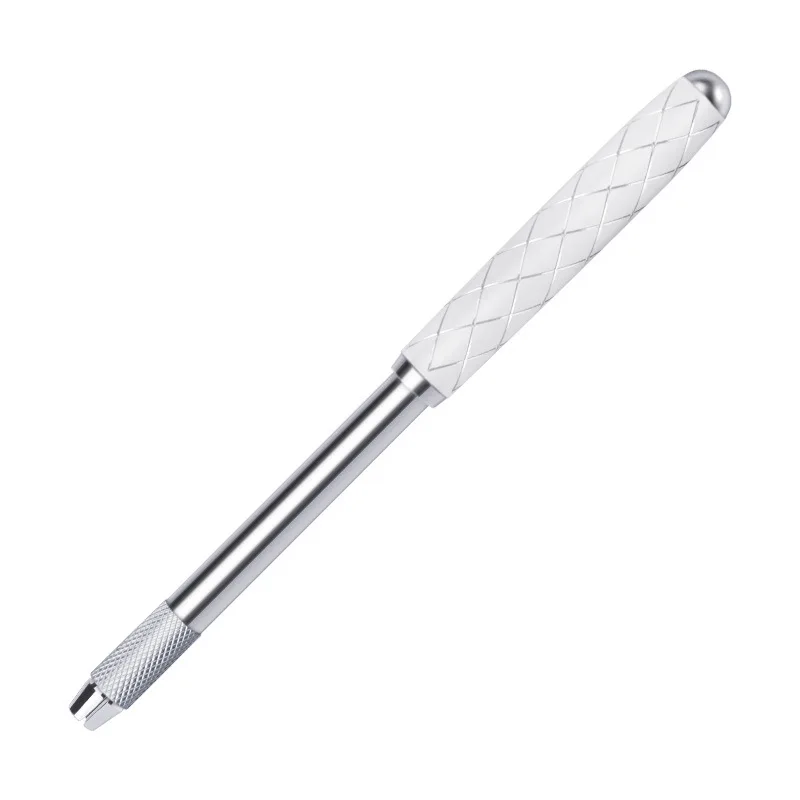 Cross Mouth Retractable Tattoo Pen Own Brand Eyebrow Pencil Metal Tattoo Manual Pen