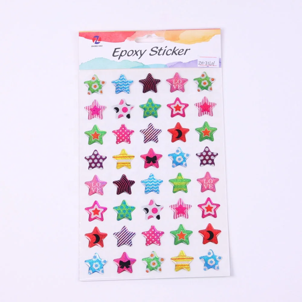 Custom Crystal Transparent Epoxy Label 3D Resin Clear Crystal Custom Epoxy Sticker 3D soft jelly stickers