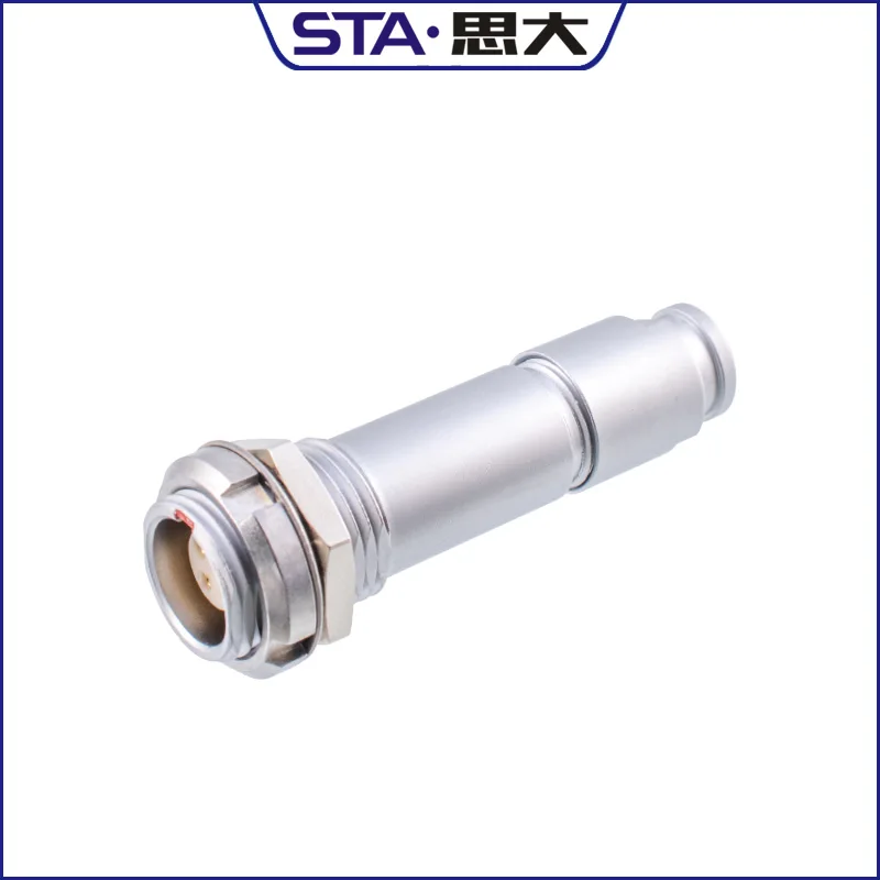 Watertight or Vacuumtight 2B Series Push Pull Self Locking Connectors K3 Female PCB Solder Screw Type Sockets HGG.2B.319.CLLPV