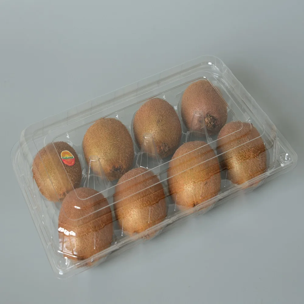 Disposable blister plastic mango cake packaging container