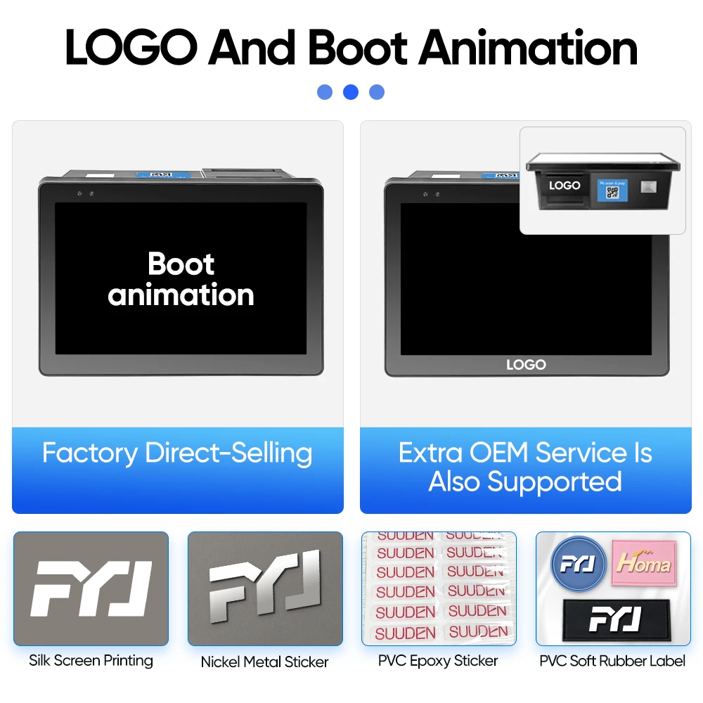 FYJ F2-T10 Pos System Quad-core 2+32GB All-In-One Billing Checkout Cashier Pos Machine Tablet With 58mm Printer