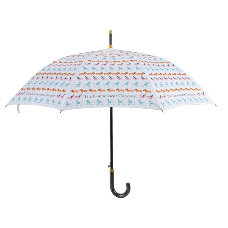 
Promotion custom digital photo print fiberglass straight umbrella logo prints 