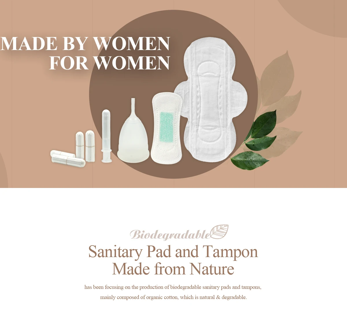 Trending Products 2024 Other Feminine Hygiene Eco Friendly Overnight Heavy Flow Sanitary Pads for Women Organic Napkin