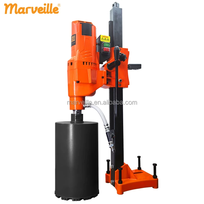 Low price wholesale Marveille MW-255 15-255mm 110V 220V high-quality 3850W 580r/min vertical drilling diamond drilling rig