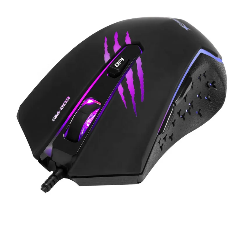  XTRIKE ME GM-203 top-selling gaming mouse with LED backlit 6 buttons for