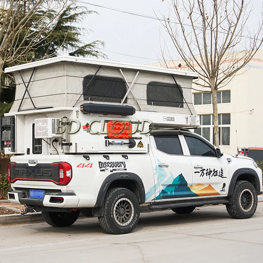 BD Cloud 2024 Galvanized sheet/Profile steel Travel RV Pickup Camper Suitable For All Pickup Trucks