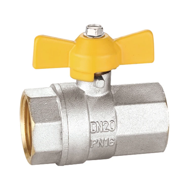 New Arrival Copper Thread Female Male Brass Ball Valve From China