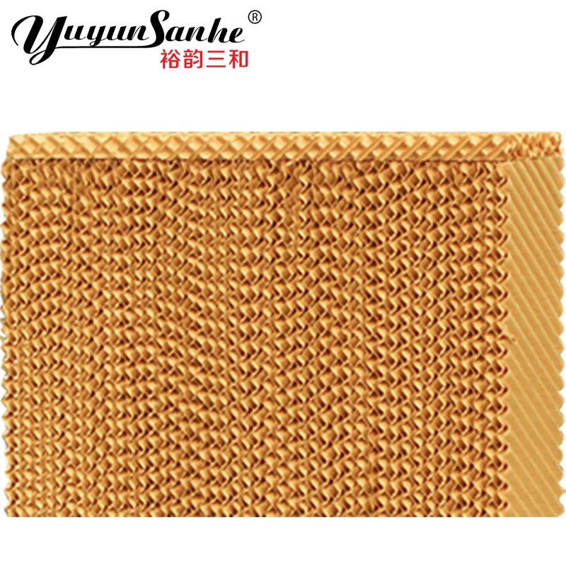 Yuyun Sanhe Evaporative Cooling Pad Celdek Water Pad for Poultry Farm Chicken Pig Cow House Ventilation Cooling System 7090